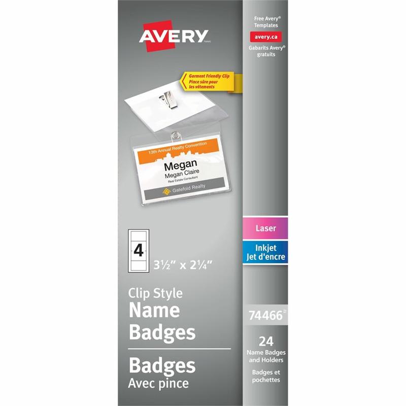 Image Clip Style Badge Holders
