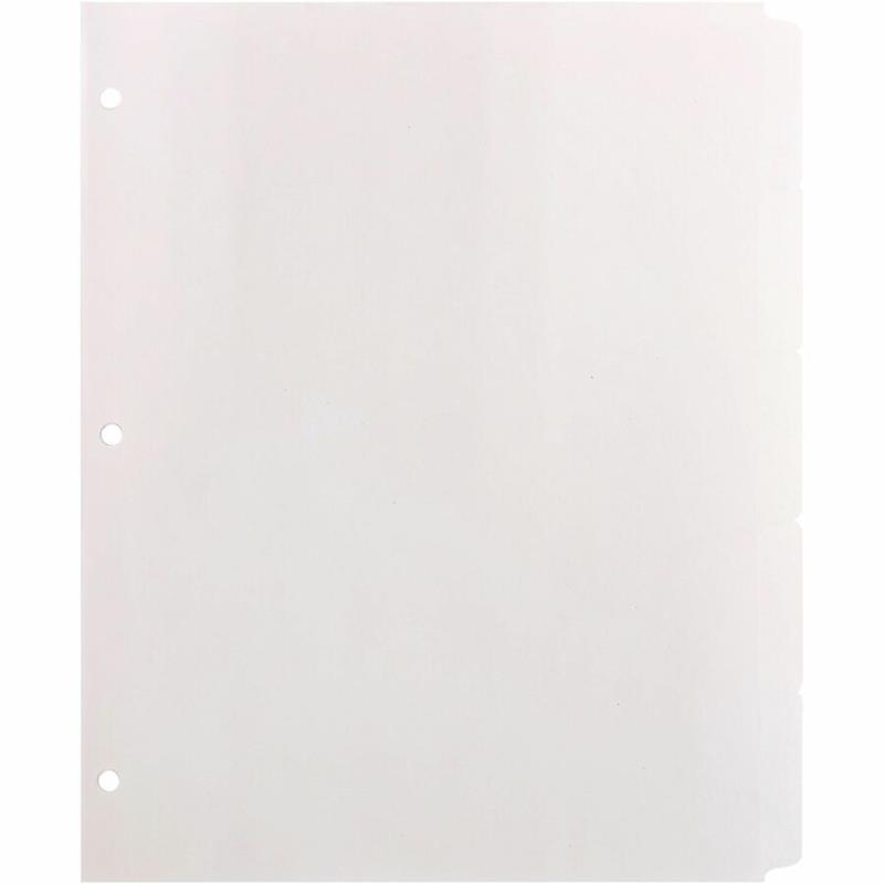 Image Reinforced Plain Tab Divider