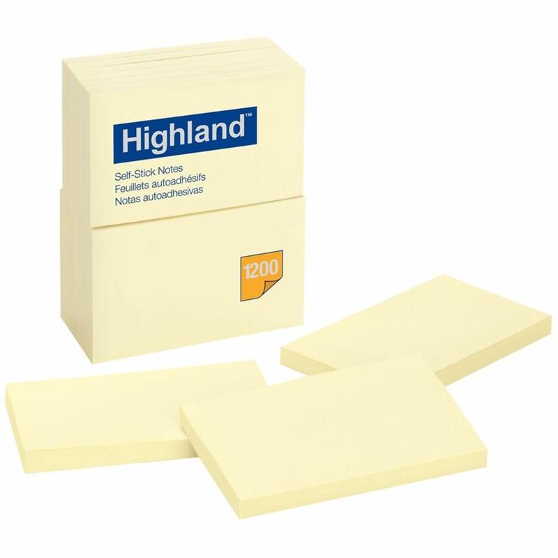 Image Highland™ Self-Adhesive Notes