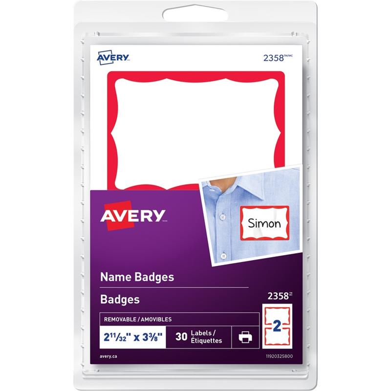 Image Self-Adhesive Name Badge Labels
