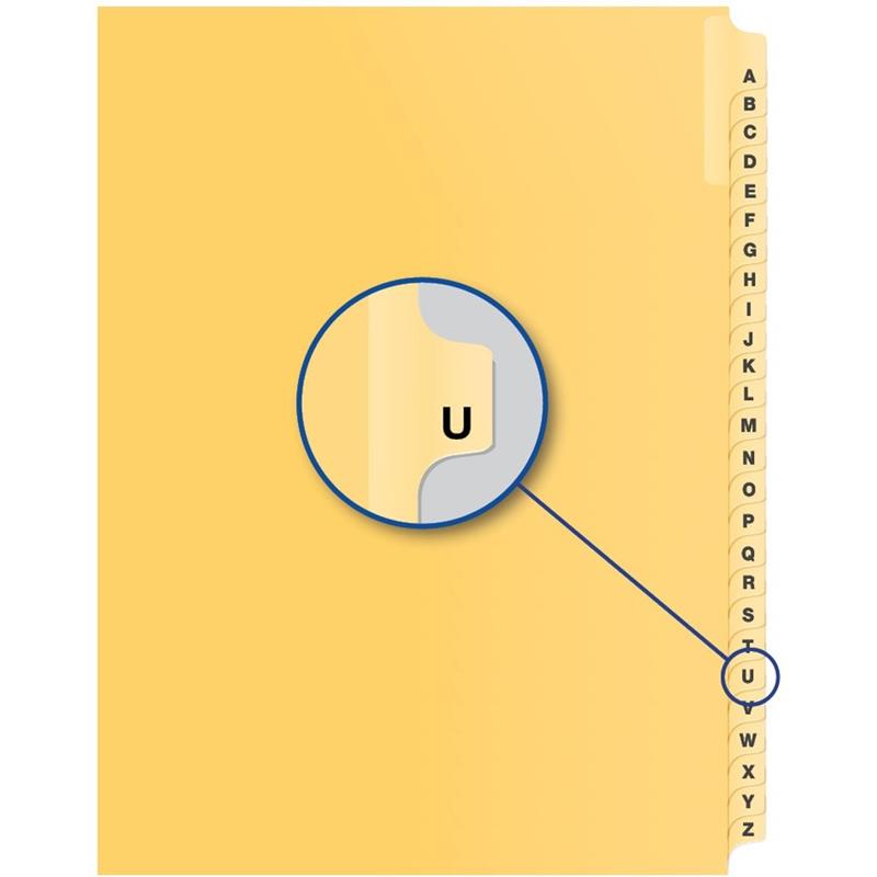 Image Alphabetical Litigation Index Dividers