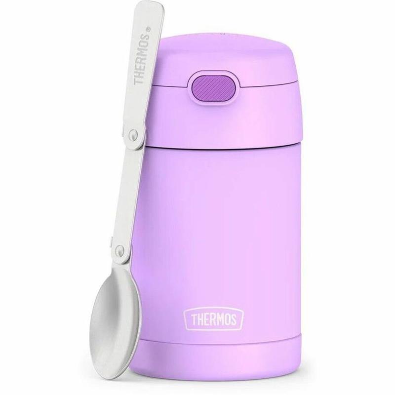Image Thermos Stainless Steel FUNtainer® Food Jar with Folding Spoon
